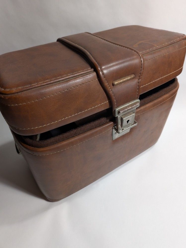 Vintage Leather Camera Carrying Case
