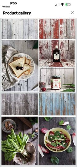 Photography backdrop for table/wall kit with 22 patterns