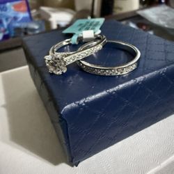 2carats Moissanite 925 Sterling Silver ring size 7