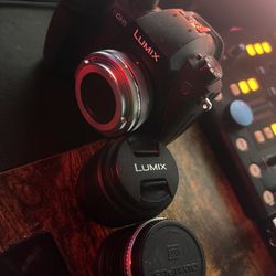 LUMIX Gh5 4k Camera W/ Lenses And Extra Batteries