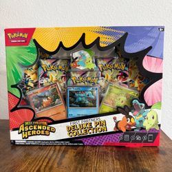 Pokemon Ascended Heroes First Partner Deluxe Pin Collection Sealed New