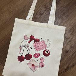 handmade printed tote bag - cute & unique design