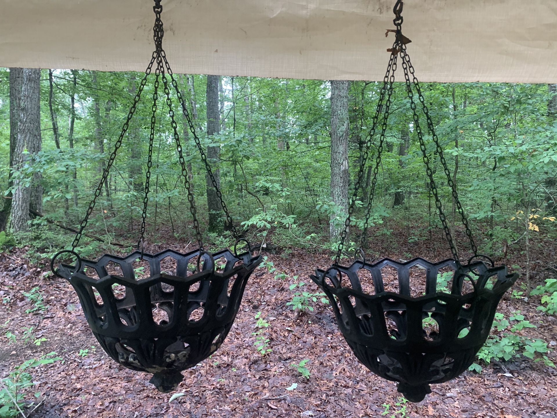 Rustic/Gothic unique plant hangers!