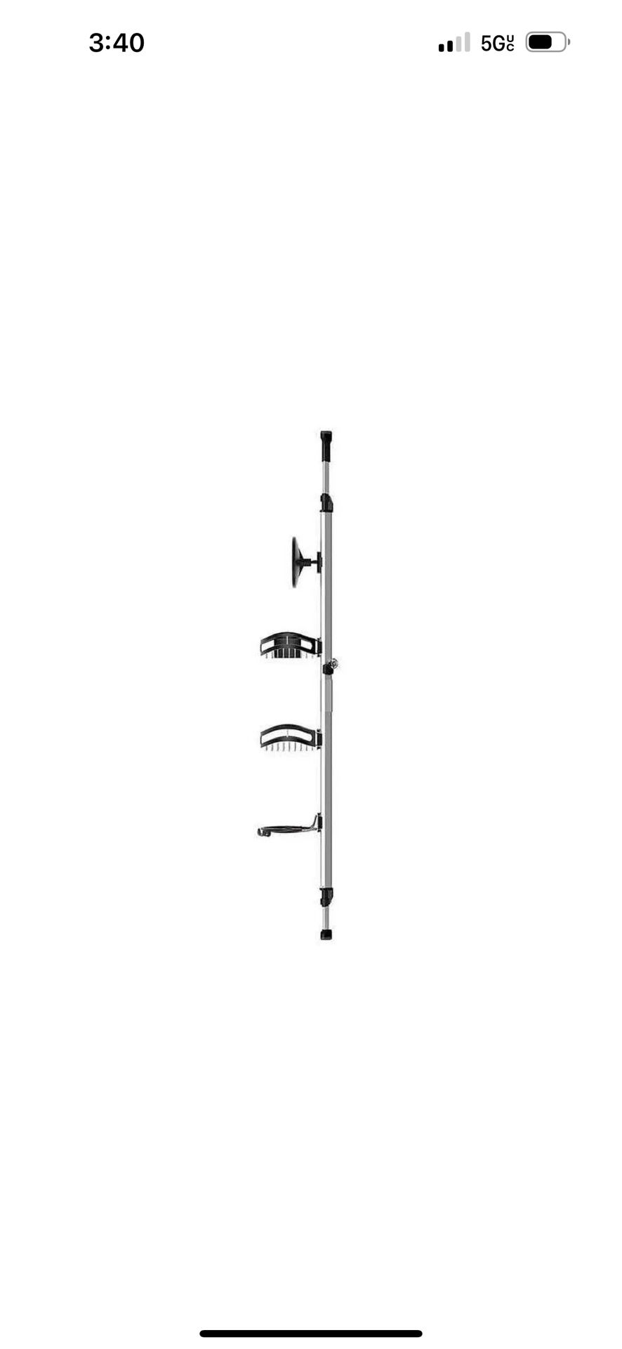 Shower Caddy Mirror 3 Shelves Originator