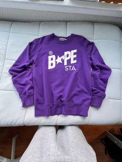 OG purple bape sweater