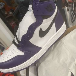Air Jordan 1 Retro Court Purple White