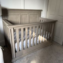 Harriet Bee Crib Set w/ Newton Mattress 