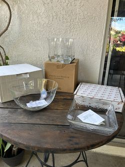 Princess House Crystal Tableware Collection