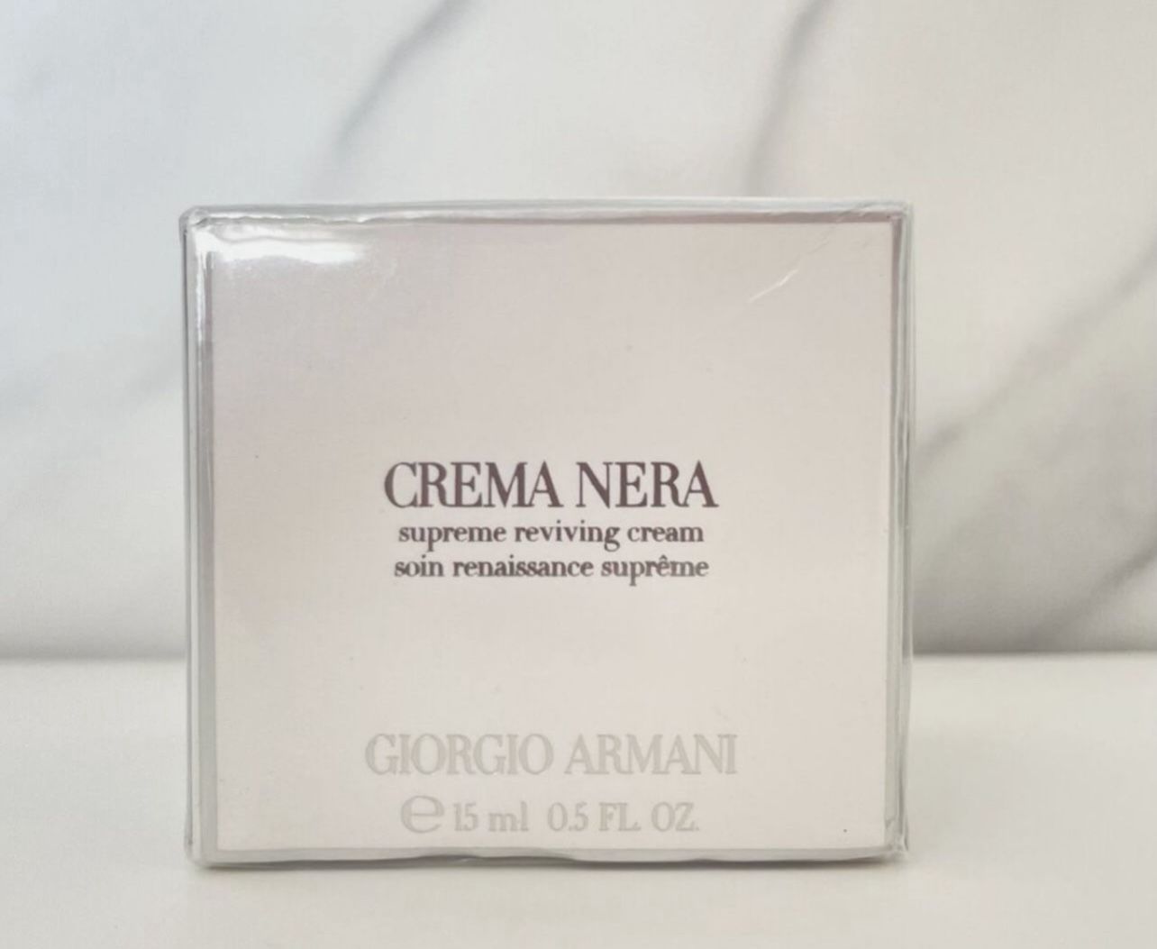 Giorgio Armani Crema Nera Supreme Reviving Cream 15ml 0.5oz NIB SEALED Gift