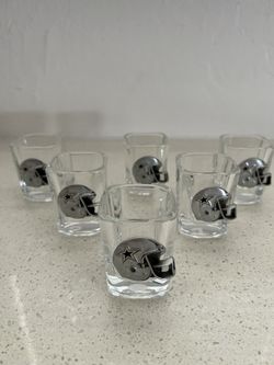 Dallas Cowboys 3D Pewter Helmet Shot Glasses