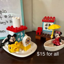 Lego Duplo Mickey Minnie boat