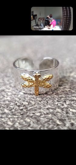 Dragonfly ring rings silver tone not 925 sold separately see all pics SHIPPING is AVAILABLE