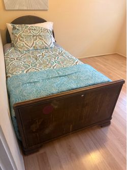 Vintage twin bed frame