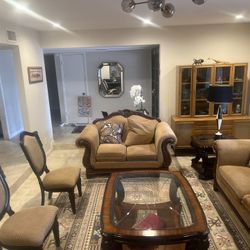 Living Room And Dinning Room Set