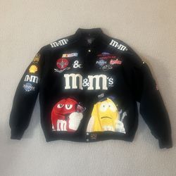 Vintage M&M’s Ford Racing Nascar Jacket Size 4XL
