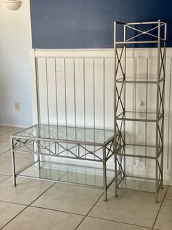 Pier 1 Imports Glass Coffee Table 