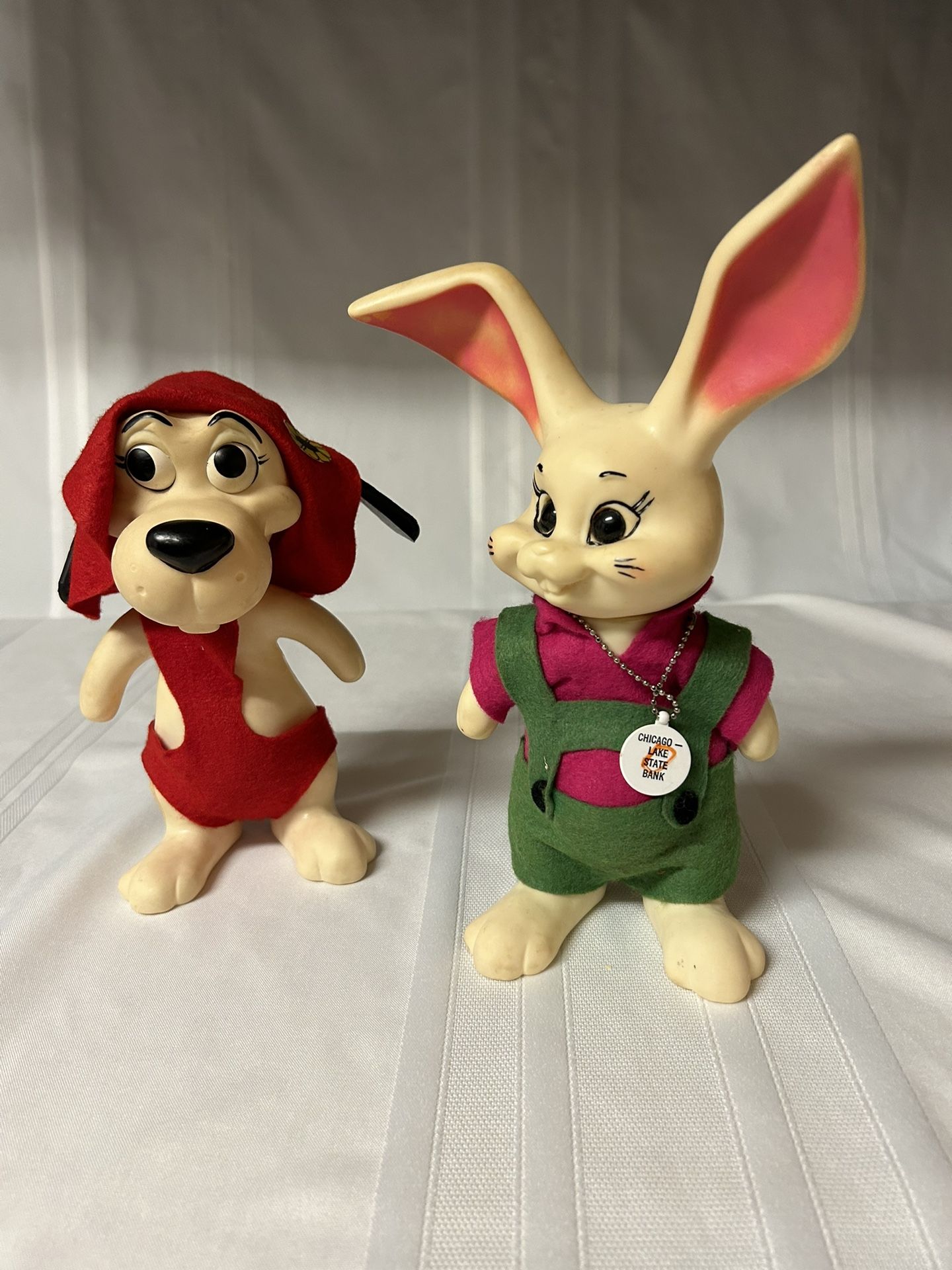 Vintage “Roy Des of Florida” Plastic Dog & Rabbit Banks