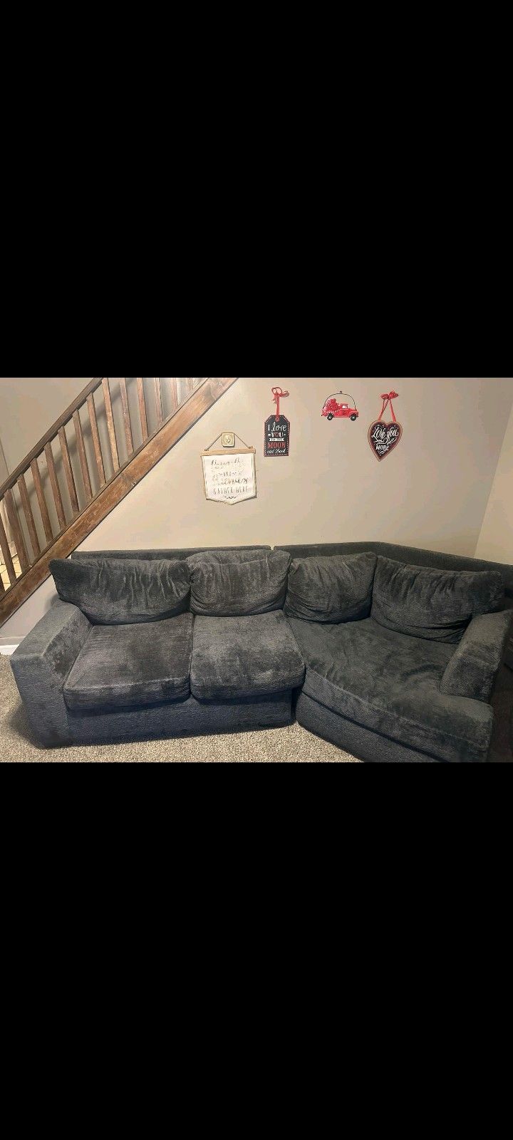 Blue Sectional Couch