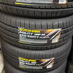 225/55/17 Blackhawk Tires 🛞 