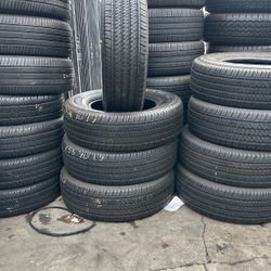 255/70R17 BRIDGESTONE A SET OF FOUR USED TIRES 