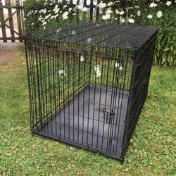 Extra Large Giant 48" Wire Metal Dog Training Kennel Crate Carrier