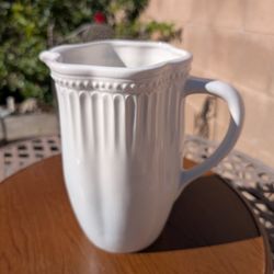 Water Pitcher Ceramica Stefani pottery made in Italy. 