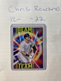 Aaron Judge Beam Team 2022 Stadium Club Aaron Judge beam team