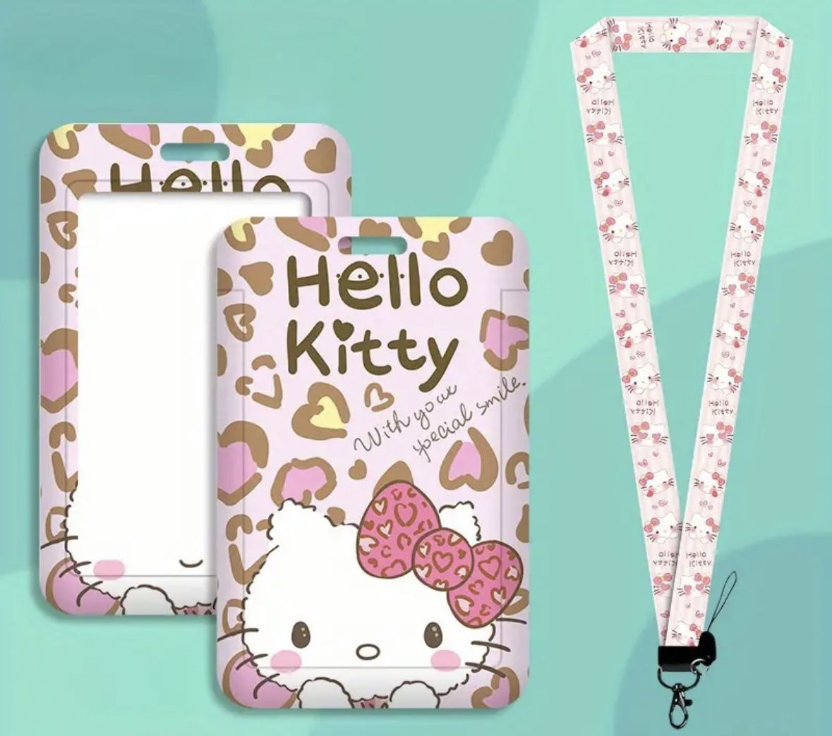 Hello Kitty Leopard ID Holder