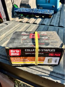 Grip-Rite 16ga 1-1/2" Crown Staples - 10,000 Pack NEW