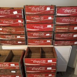 Vintage Coca-Cola Crate Collection - Rare "Organizer" Styles (Bulk Deals Available)