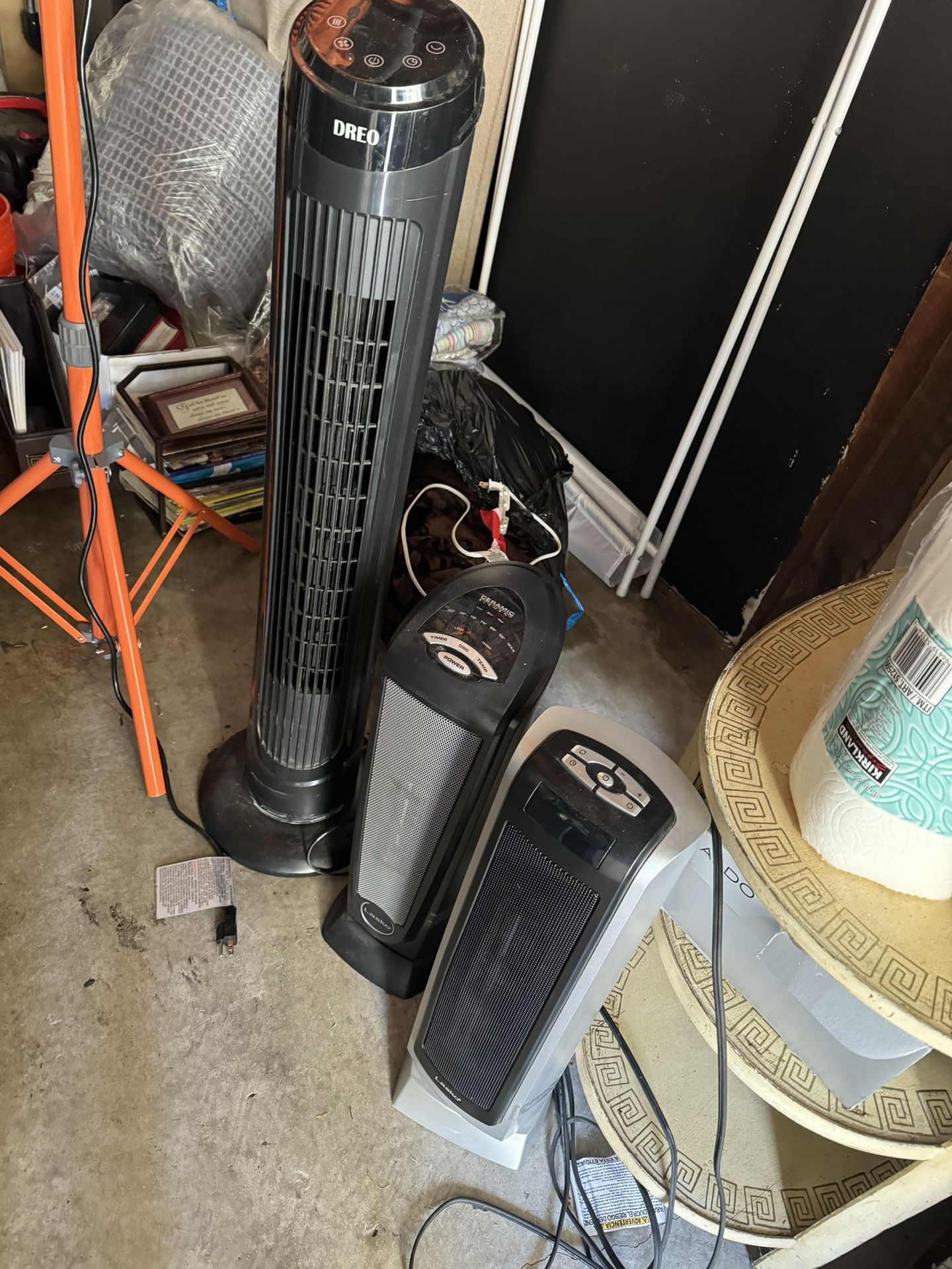 3 Available Dreo And Lasko Tower Fan And Heater 