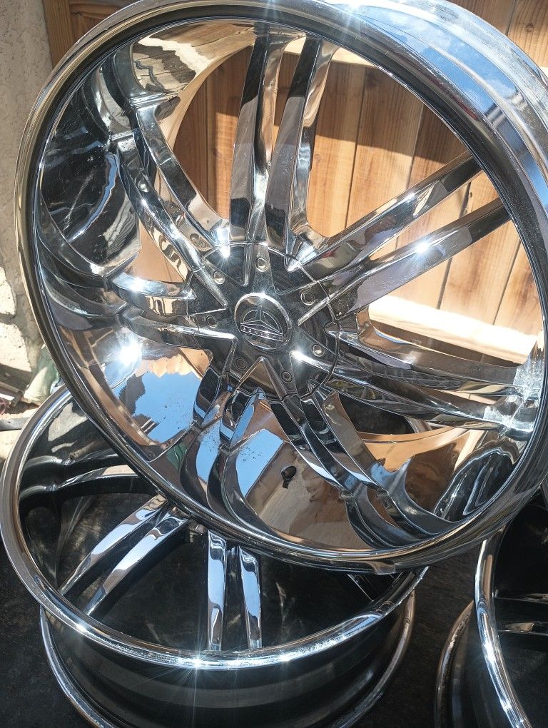 22" Chrome Rims - "$300