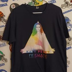 2014 Katy Perry Prismatic Concert Tour Pop Music Graphic Tee Shirt