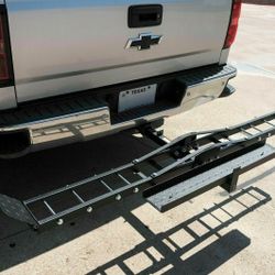 New 500lb Motorcycle Dirtbike Hitch Rack Rach Hauler For 2" Hitch Receiver 