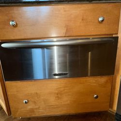  ⸻  KitchenAid Stainless Steel Warming Drawer – Built-In, Excellent Condition