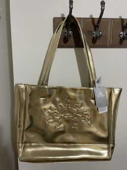 Disney Mickey and Minnie Gold tote bag