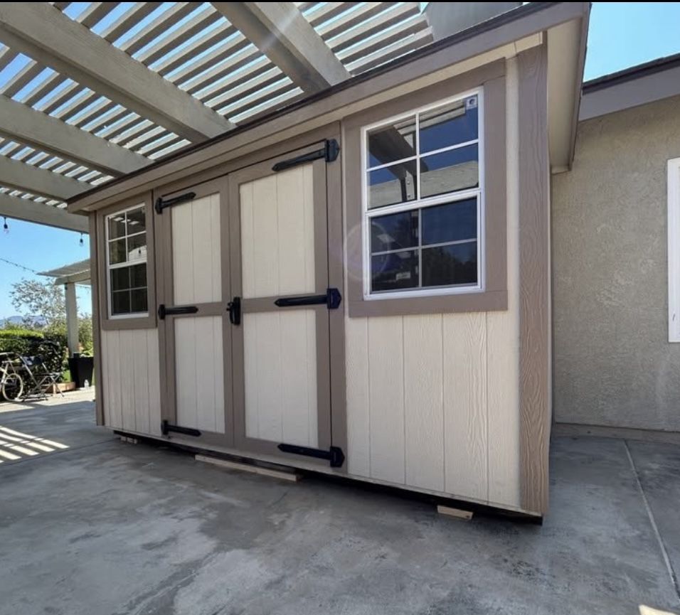 6x12 Lean-To Storage Shed