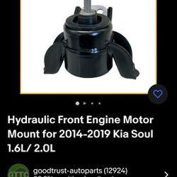 Kia Soul Motor Mount... Wrong One For Me. Fits Other Makes And Models. 