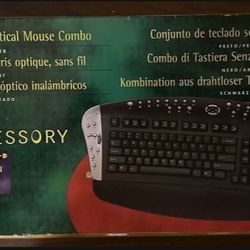 Compucessory Wireless Keyboard And Optical Mouse Combo