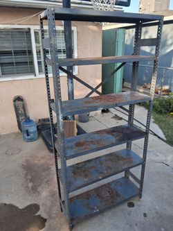 Metal shelf