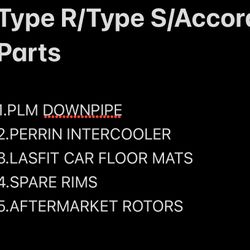 Honda Civic Type R/integra Type S Parts