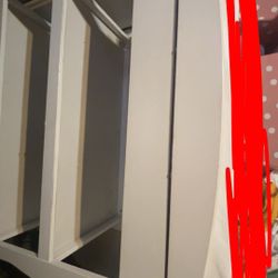 White Changing Table With Changing Pad