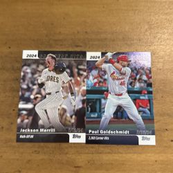 2025 TOPPS LOT OF 2 GREATEST HITS CARDS