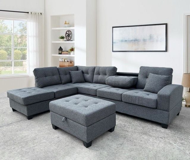 Sofa Sectional Con OTTOMAN 
