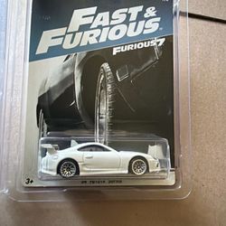 Hot Wheels Fast & Furious '94 Toyota Supra White - Furious 7