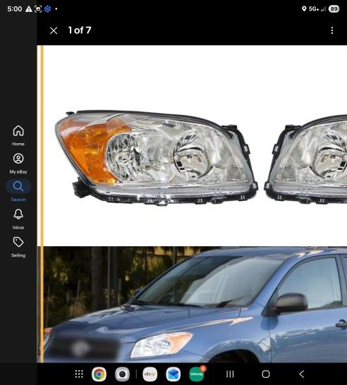 Headlight Assembly Right Side Toyota Rav 4 2009-2012
