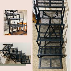 Portable Folding Pet Dog Stairs For SUV, Truck