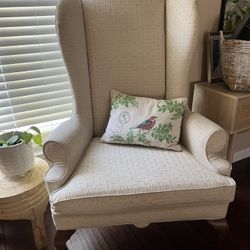 Vintage High Back Chair 