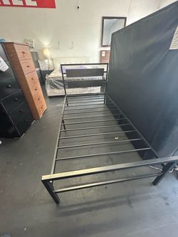 Twin size metal bed frame