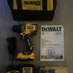 🛠️ DeWalt XTREME Brushless 12V Drill Kit - (2) Batteries + Bag!